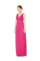 Azalee A-Linien V-Ausschnitt Chiffon Lange Brautjungfernkleider Kaufen