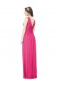 Azalee A-Linien V-Ausschnitt Chiffon Lange Brautjungfernkleider Kaufen