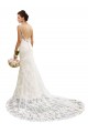 Elfenbein Meerjungfrau Kapelle-schleppe Spitze Brautkleider Kaufen