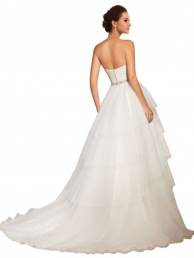 Elfenbein Prinzessin Kapelle-schleppe Tüll Brautkleider Kaufen