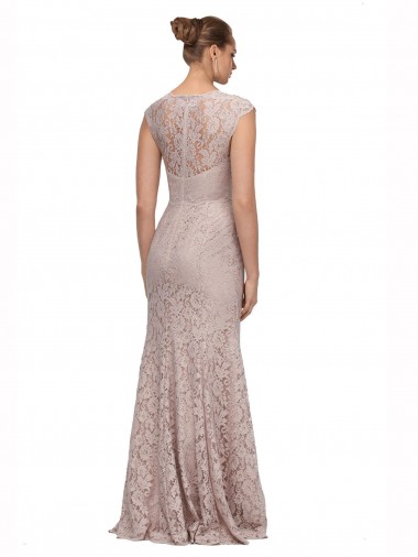 Meerjungfrau Spitze Lange Brautjungfernkleider / Abiballkleider Kaufen